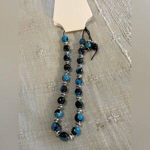 Stylish Blue and Black Worry Beads